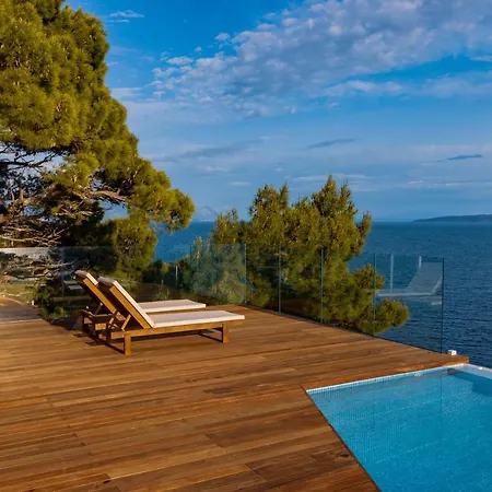 Luxury Ruzmarina With New Heated Infinity Pool And Lounge Area Marusici (Split-Dalmatia)