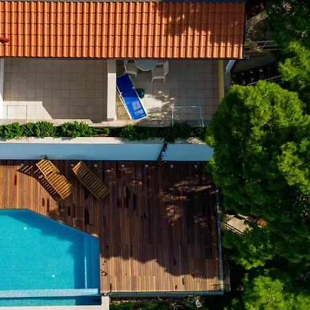 Luxury Ruzmarina With New Heated Infinity Pool And Lounge Area Marusici (Split-Dalmatia)